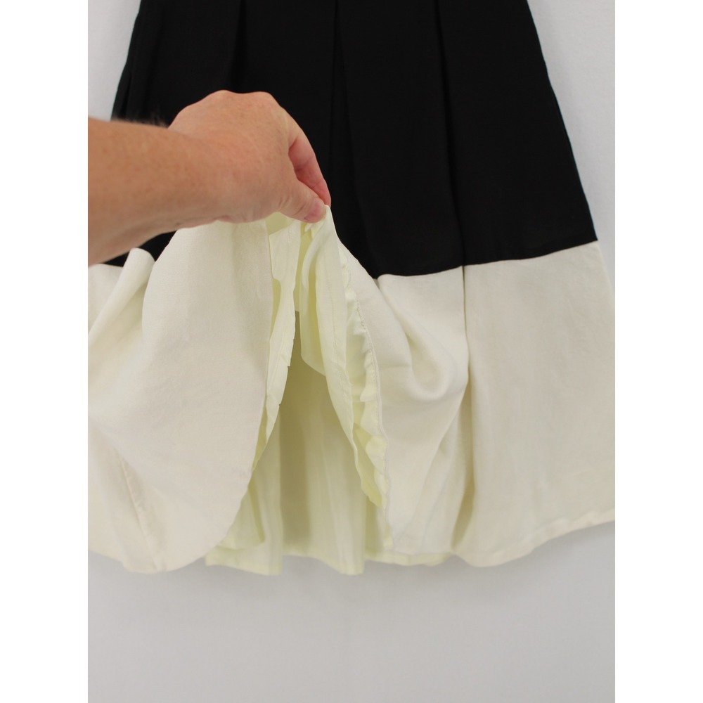 Kate Spade Gayle Fit Flare Dress size 0 Silk Blend Sleeveless Preppy Timeless - Picture 5 of 11